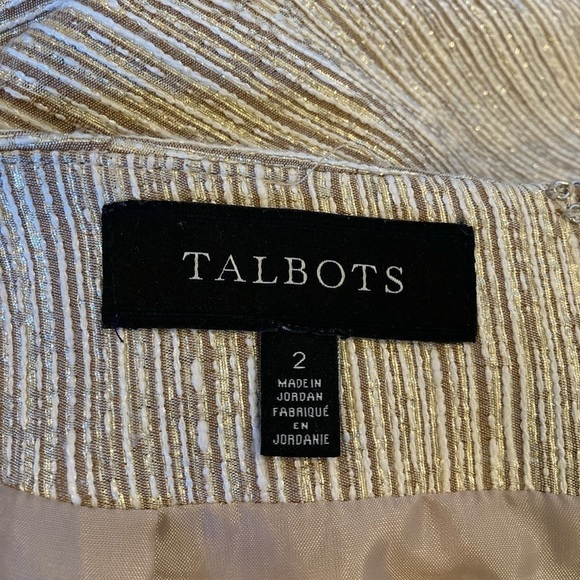 Talbots textured pencil skirt. Size 2 - Picture 6 of 8